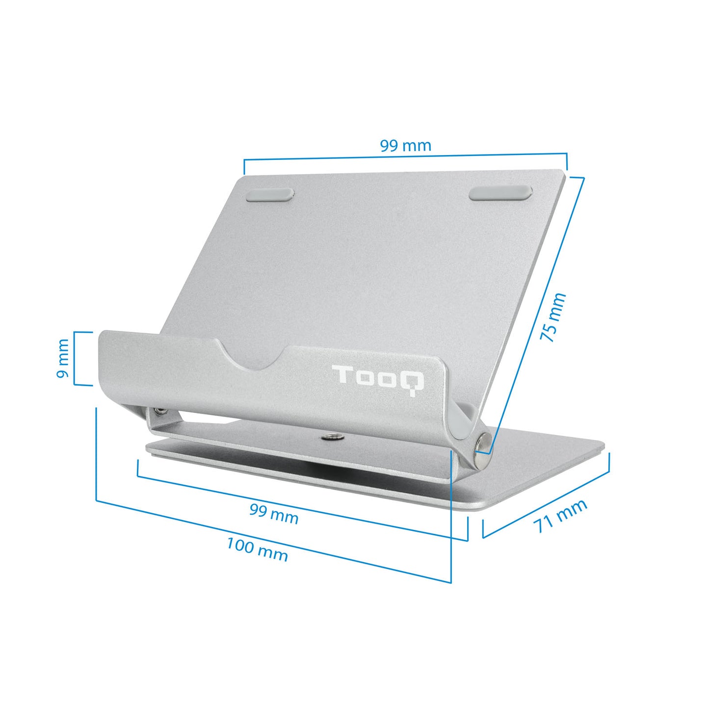 TooQ - PH0002-S soporte Soporte pasivo Teléfono móvil/smartphone  Tablet/UMPC Plata