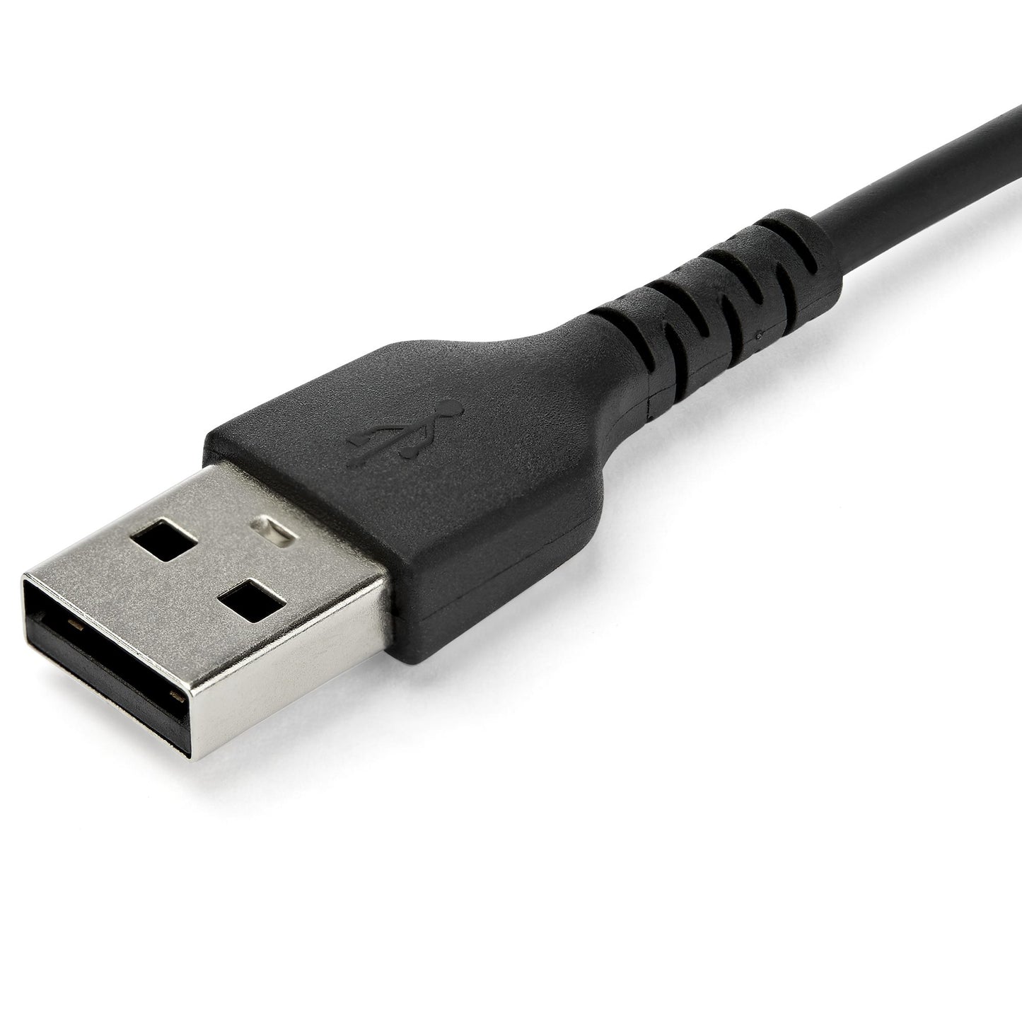 StarTech.com - Cable de Carga USB-A a USB-C de 2m - Cable de Carga Rápida y Sincronización USB 2.0 de Servicio Pesado - Cable de Datos USB 2.0- Resistente con Fibra de Aramida - M/M - 3A - Negro