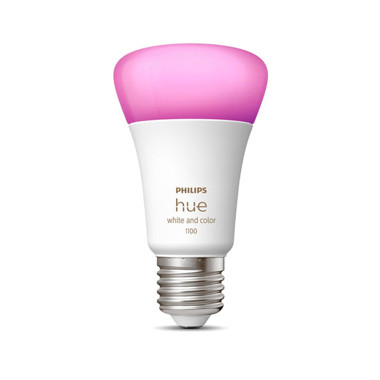 Philips by Signify - Hue White and Color ambiance Bombilla inteligente A60 - E27 - 1100