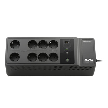 APC - BE650G2-SP sistema de alimentación ininterrumpida (UPS) En espera (Fuera de línea) o Standby (Offline) 0 65 kVA 400 W 8 salidas AC