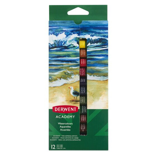 Derwent - 2302404 pintura para manualidades Pintura de acuarela 12 ml 12 pieza(s)