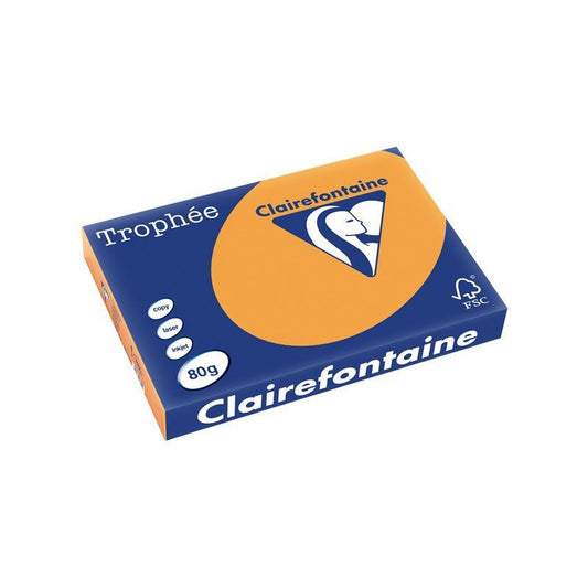 Clairefontaine - 1880C papel para impresora de inyección de tinta A3 (297x420 mm) 500 hojas Naranja