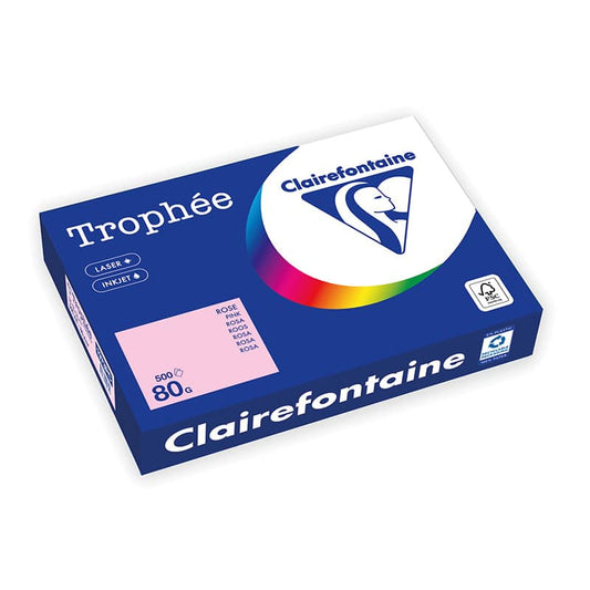 Clairefontaine - Trophée papel para impresora de inyección de tinta A4 (210x297 mm) 500 hojas Azul