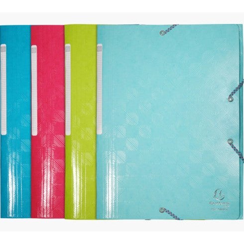 Exacompta - 55220E carpeta Cartón prensado Fruta del bosque  Azul  Verde  Turquesa A4