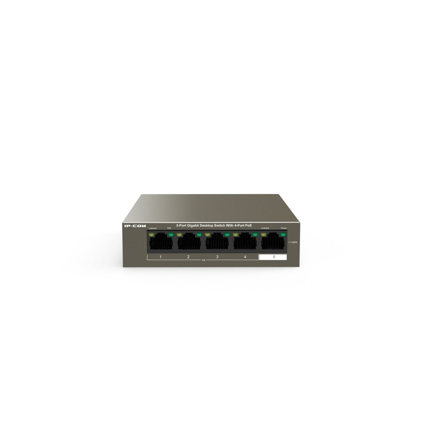 IP-COM Networks - G1105P-4-63W switch No administrado Gigabit Ethernet (10/100/1000) Energía sobre Ethernet (PoE) Bronce