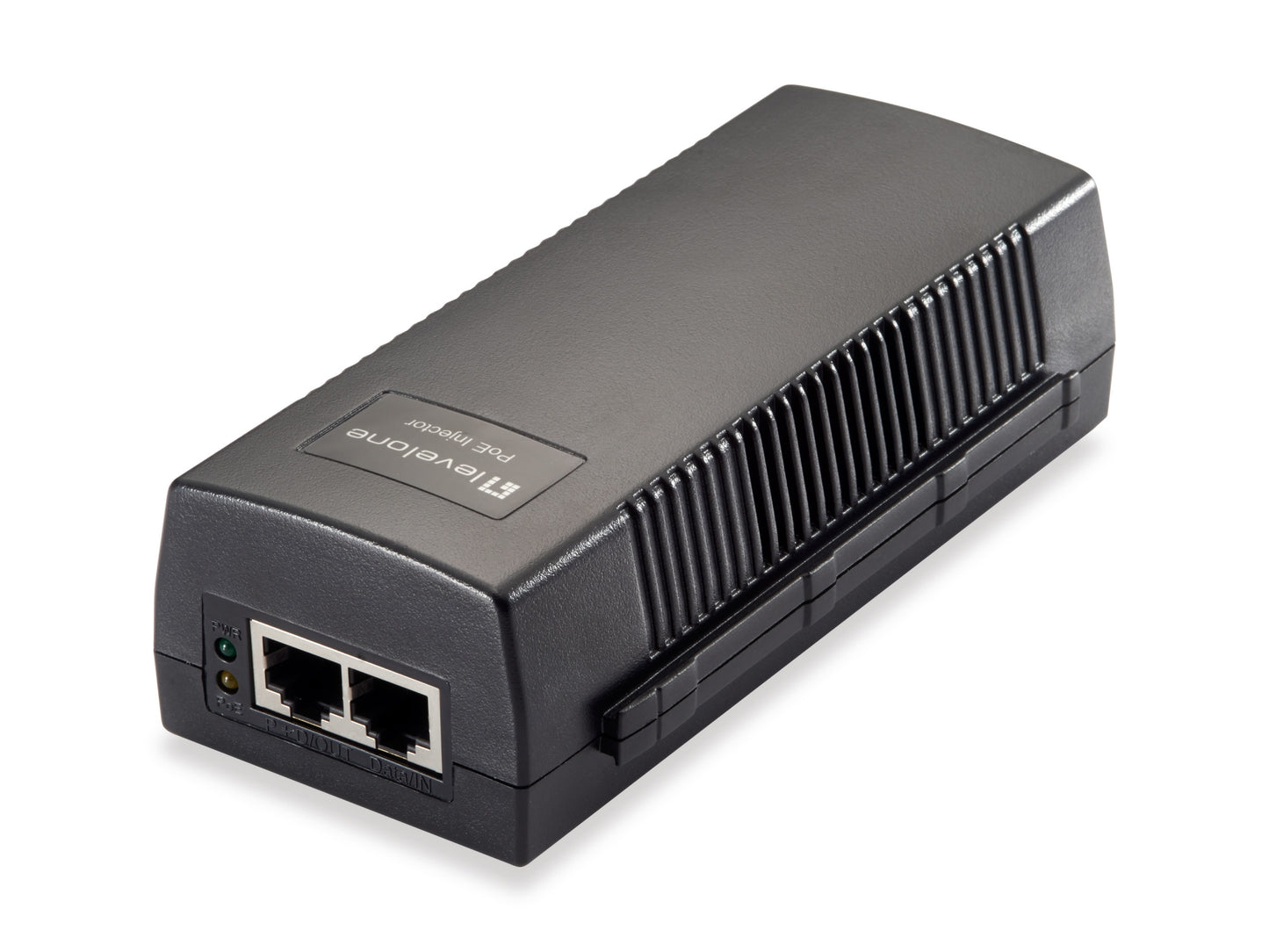 LevelOne - POI-2012 adaptador e inyector de PoE Ethernet rápido 52 V