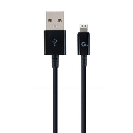 Cablexpert - CC-USB2P-AMLM-2M cable de conector Lightning Negro