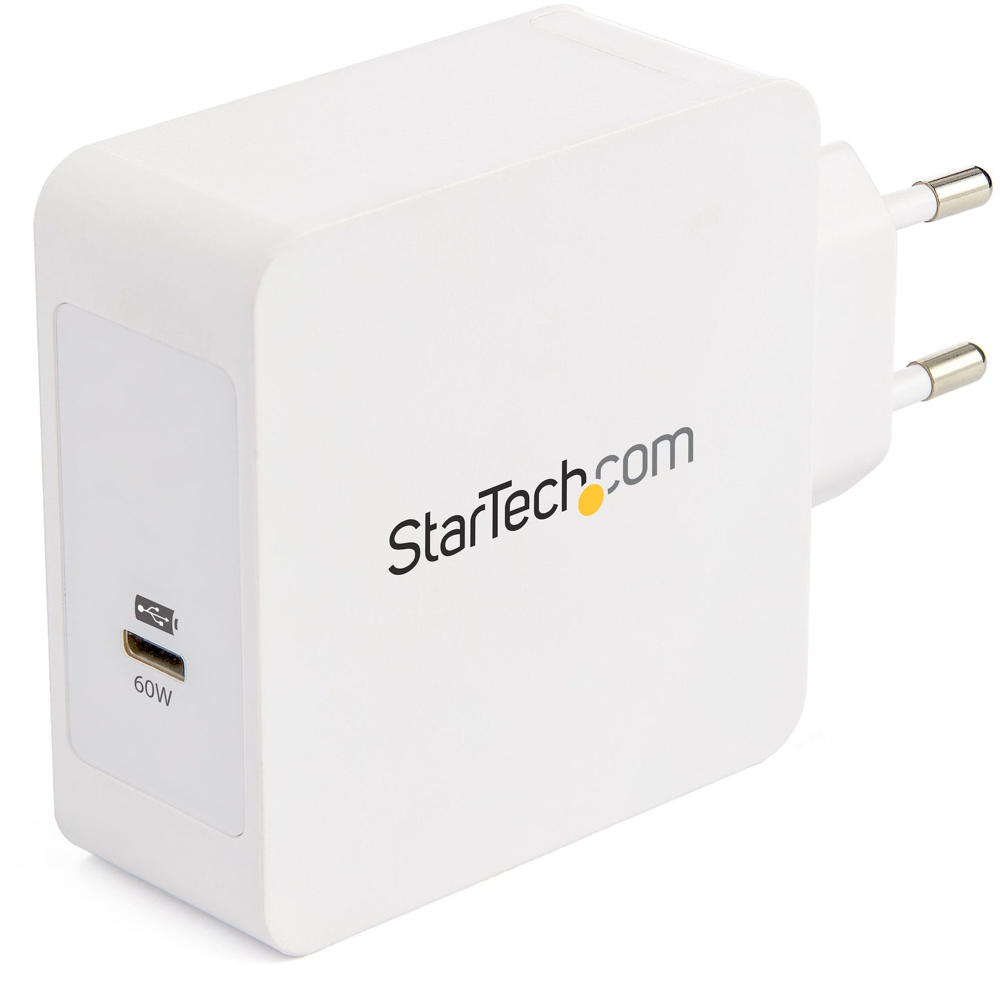 StarTech.com - Cargador USB C de Pared - Cargador USB Tipo C de 60W para Ordenador Portátil - Adaptador Universal de Alimentación Compacto USB C con Cable de 2m - Dell/Lenovo X1/HP/MacBook - USB IF/CE