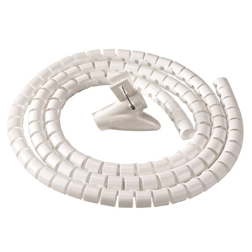 Fellowes - CableZip Piso Tubo flexible para protección de cables Blanco 1 pieza(s)