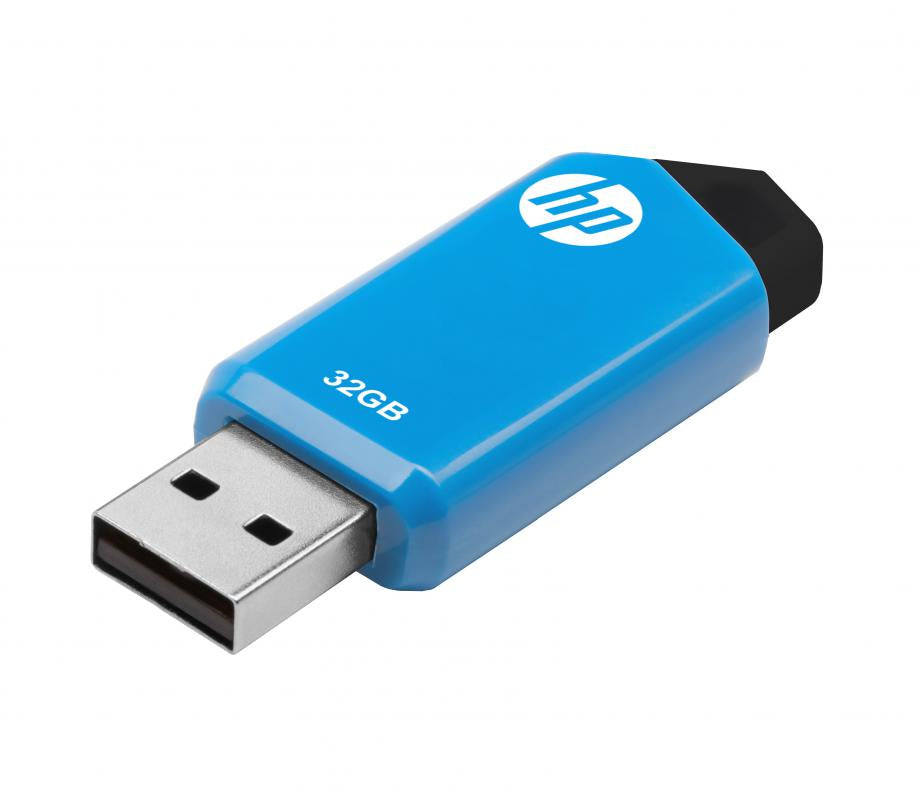 HP v150w unidad flash USB 32 GB USB tipo A 2.0 Negro, Azul