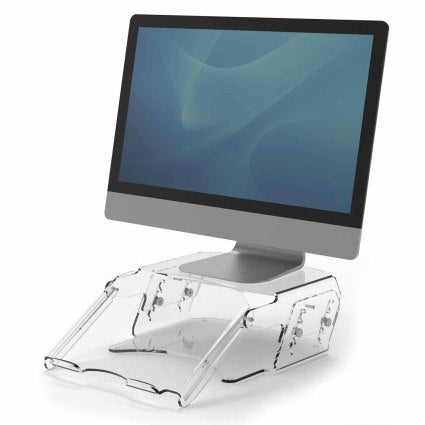 Fellowes - 9731201 soporte para monitor Transparente Escritorio