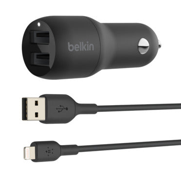 Belkin - BOOST?CHARGE Smartphone Negro Encendedor de cigarrillos Auto