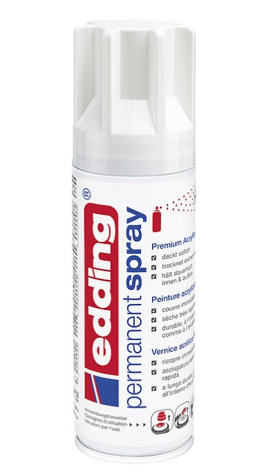 Edding - 5200 pintura acrílica 200 ml Blanco Bote de spray