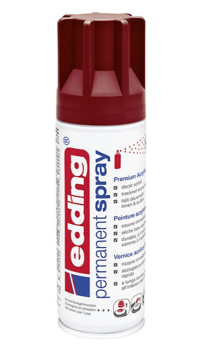 Edding - 5200 pintura acrílica 200 ml Púrpura  Rojo Bote de spray