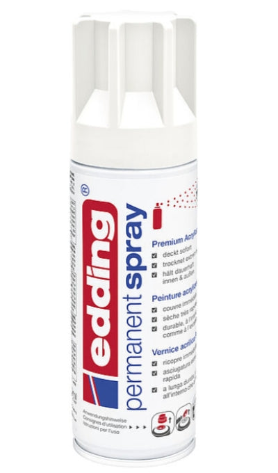 Edding - 5200 pintura acrílica 200 ml Blanco Bote de spray