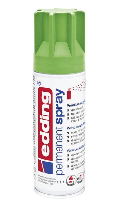 Edding - 5200 pintura acrílica 200 ml Verde  Amarillo Bote de spray