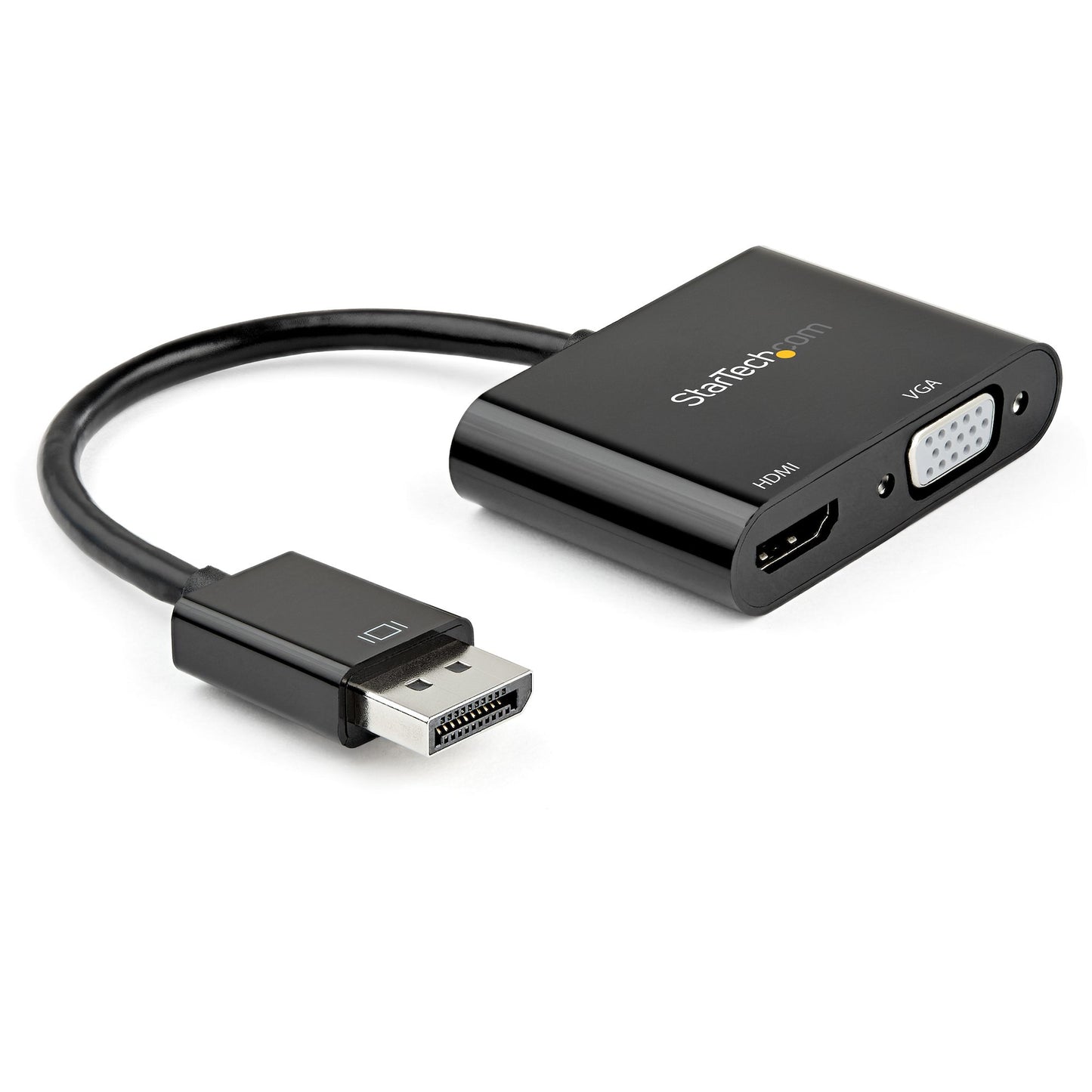 StarTech.com - Adaptador DisplayPort a HDMI VGA - Dongle Convertidor DisplayPort 1.2 HBR2 a HDMI 2.0 (4K 60Hz) o VGA 1080p - Adaptador DP a Monitor HDMI o VGA - Adaptador de Vídeo Digital