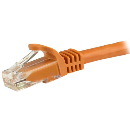 StarTech.com - Cable de 1 5m Cat6 Ethernet de Red Naranja - RJ45 sin Enganches - 24AWG