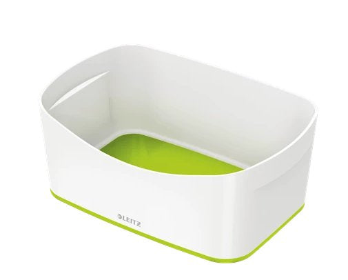 Leitz - 52571054 caja de almacenaje Bandeja de almacenamiento Rectangular ABS sintéticos Verde  Blanco