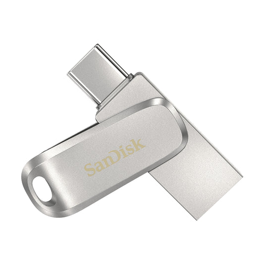 SanDisk - Ultra Dual Drive Luxe unidad flash USB 256 GB USB Type-A / USB Type-C 3.2 Gen 1 (3.1 Gen 1) Acero inoxidable