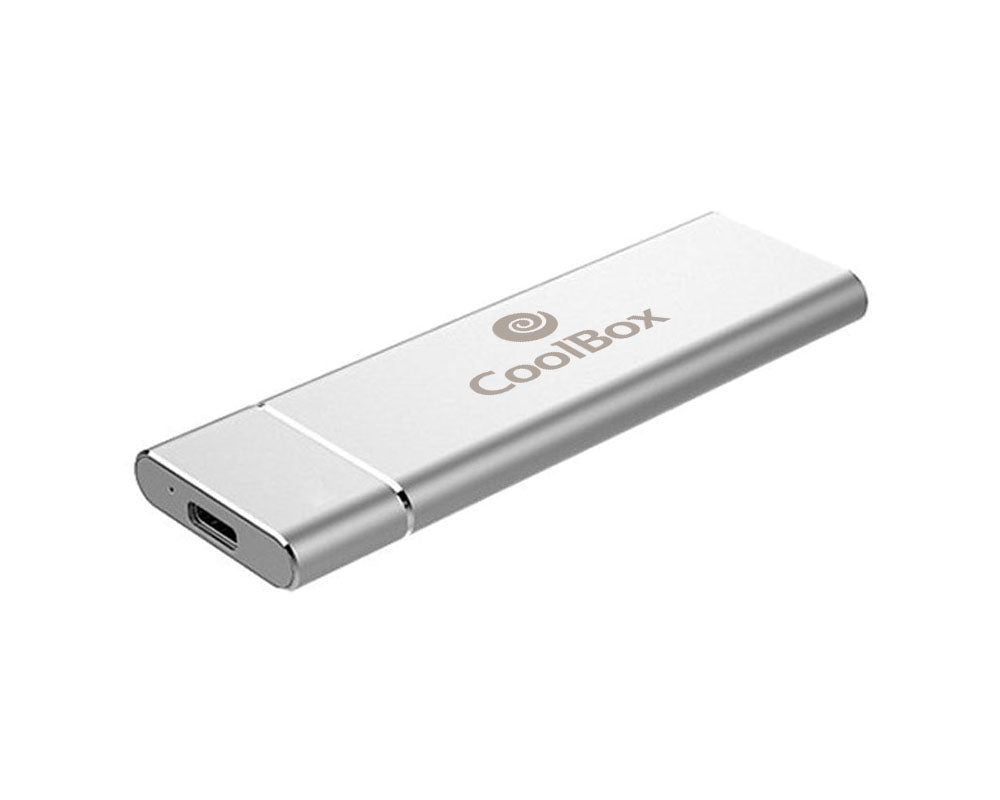 CoolBox - MiniChase N31 Caja externa para unidad de estado sólido (SSD) Plata M.2