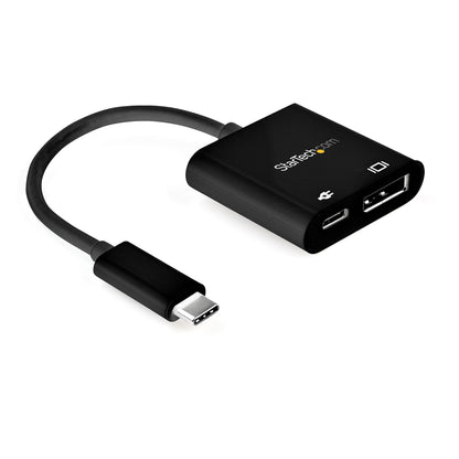 StarTech.com - Cable de 1m USB-C a DisplayPort 1.4 HBR3 con Entrega de Alimentación PD de 60W - Convertidor Adaptador de Vídeo USB Tipo C 8K60Hz/4K120Hz - Compatible Thunderbolt 3