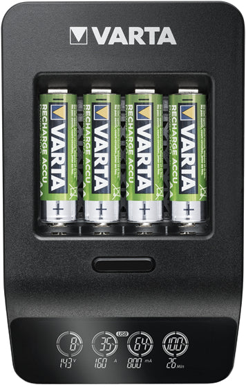 Varta - LCD SMART CHARGER+ Pilas de uso doméstico Corriente alterna