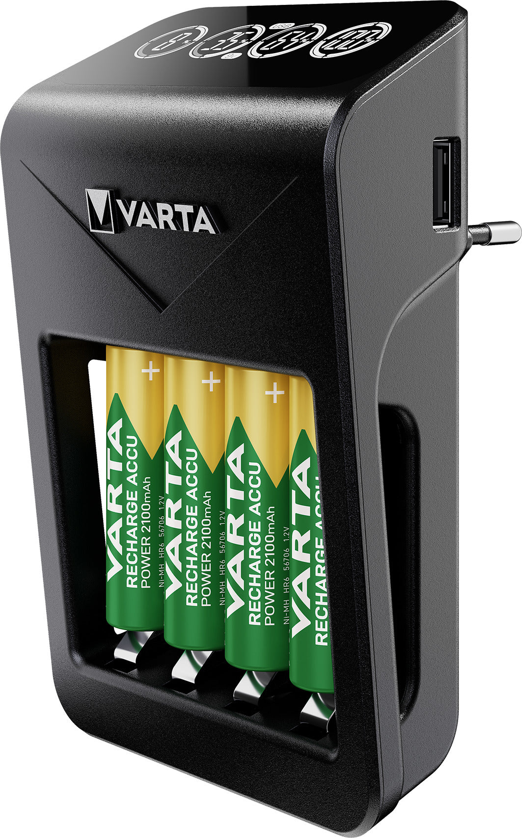 Varta - 57687 cargador de batería Pilas de uso doméstico Corriente alterna