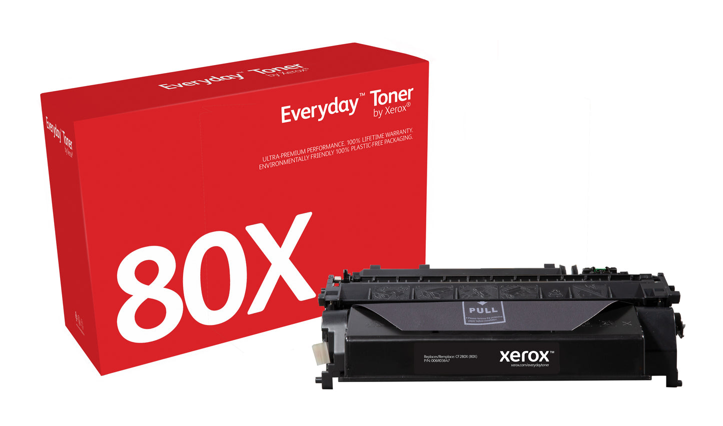 Everyday El tóner ™ Negro de Xerox es compatible con HP 80X (CF280X), High capacity