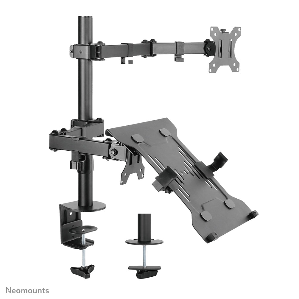 Neomounts - Soporte de escritorio para monitor y notebook