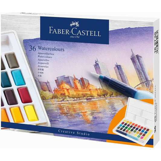 Faber-Castell - 169736 pintura a base de agua Multi Paleta 36 pieza(s)