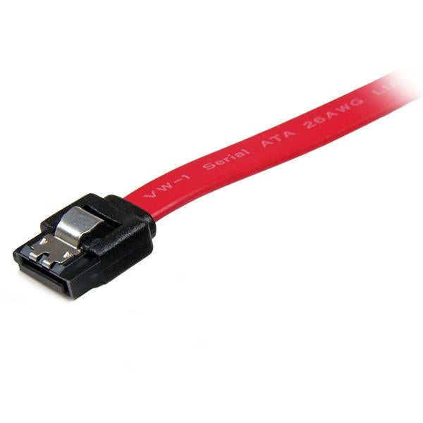 StarTech.com - LSATA24 cable de SATA 0 609 m SATA 7-pin Rojo