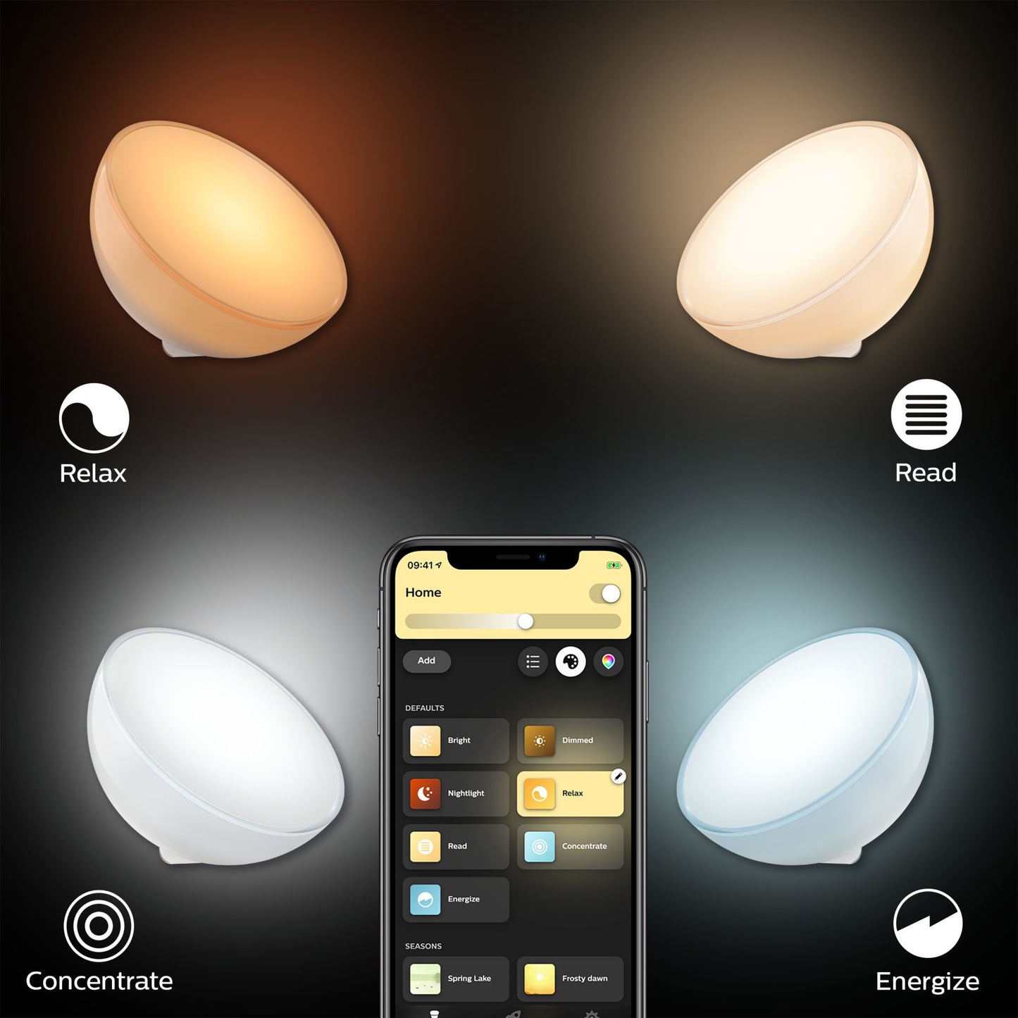 Philips by Signify - Hue Luz de acento portátil Go