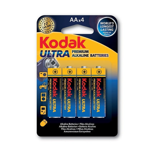 Kodak - Ultra Premium Batería de un solo uso AA Alcalino