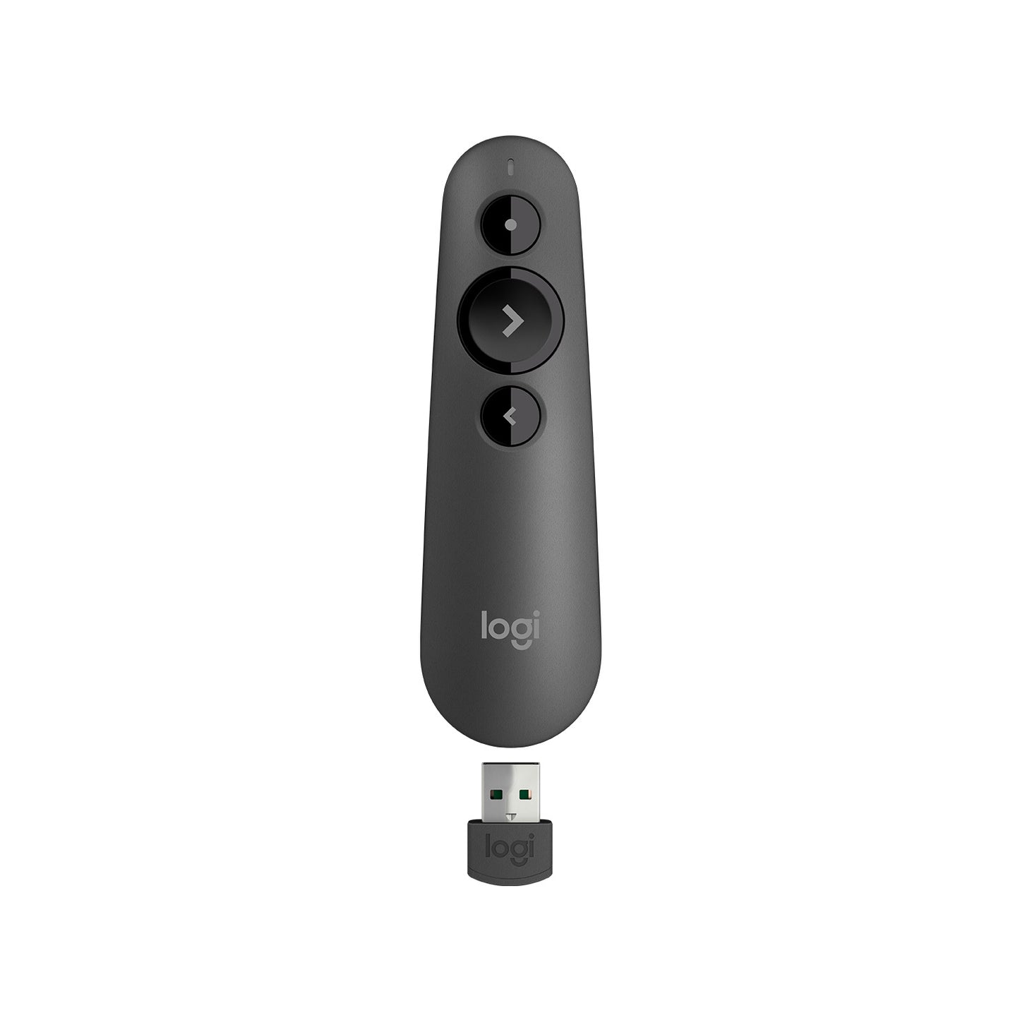 Logitech - R500 apuntador inalámbricos Bluetooth/RF Grafito