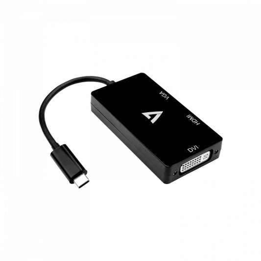 V7 - V7UC-VGADVIHDMI-BLK Adaptador gráfico USB 3840 x 2160 Pixeles Negro