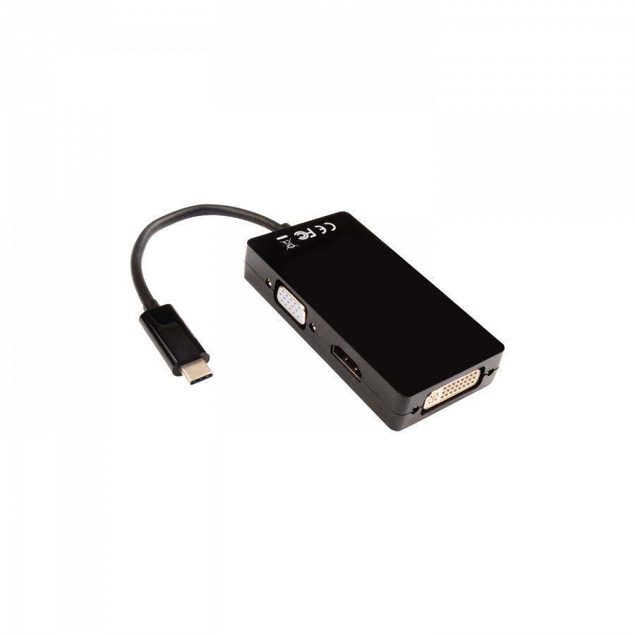 V7 - V7UC-VGADVIHDMI-BLK Adaptador gráfico USB 3840 x 2160 Pixeles Negro