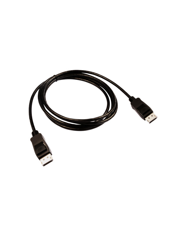 V7 - Cable de vídeo negro Pro DisplayPort macho a DisplayPort macho 2m