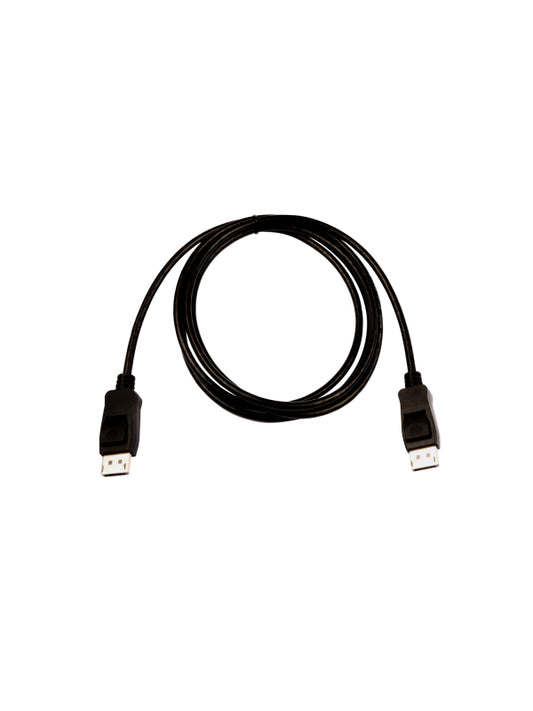 V7 - Cable de vídeo negro Pro DisplayPort macho a DisplayPort macho 2m