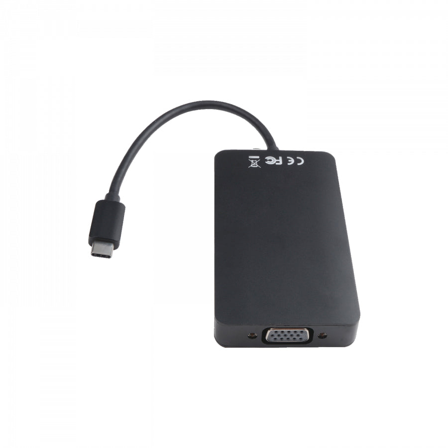 V7 - V7UC-U3CRJ45HDVG-BLK Adaptador gráfico USB 3840 x 2160 Pixeles Negro