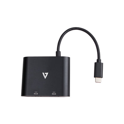 V7 - V7UC-2HDMI-BLK Adaptador gráfico USB 3840 x 2160 Pixeles Negro