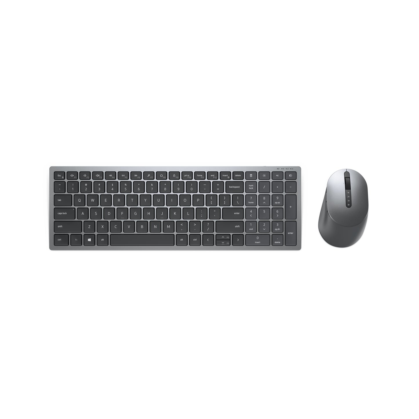 DELL - Ratón y teclado inalámbricos multidispositivo - KM7120W - español (QWERTY)