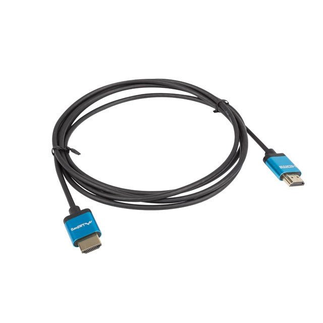 Lanberg - CA-HDMI-22CU-0010-BK cable HDMI 1 m HDMI tipo A (Estándar) Negro  Azul