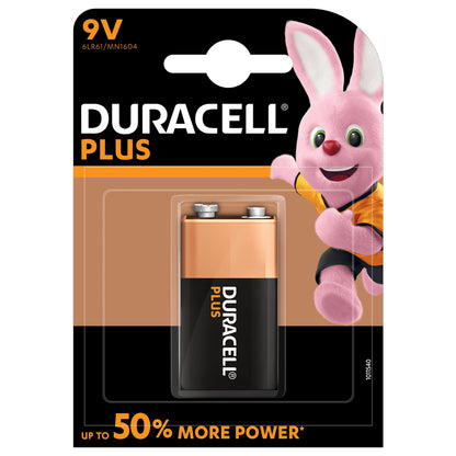 Duracell - Plus Batería de un solo uso 9V Alcalino