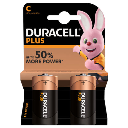 Duracell - Plus Batería de un solo uso C Alcalino