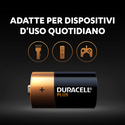 Duracell - Plus Batería de un solo uso C Alcalino