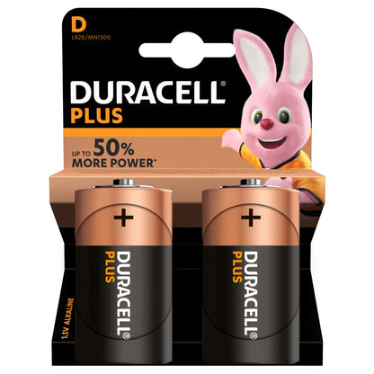 Duracell - Plus Batería de un solo uso D Alcalino