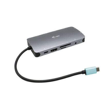 i-tec - Metal USB-C Travel Nano Dock HDMI/VGA with LAN + Power Delivery 100 W