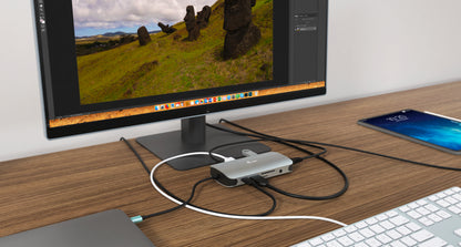 i-tec - Metal USB-C Travel Nano Dock HDMI/VGA with LAN + Power Delivery 100 W