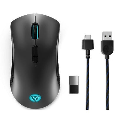 Lenovo - Legion M600 Wireless Gaming ratón Juego Ambidextro RF Wireless + Bluetooth + USB Type-A Óptico 16000 DPI